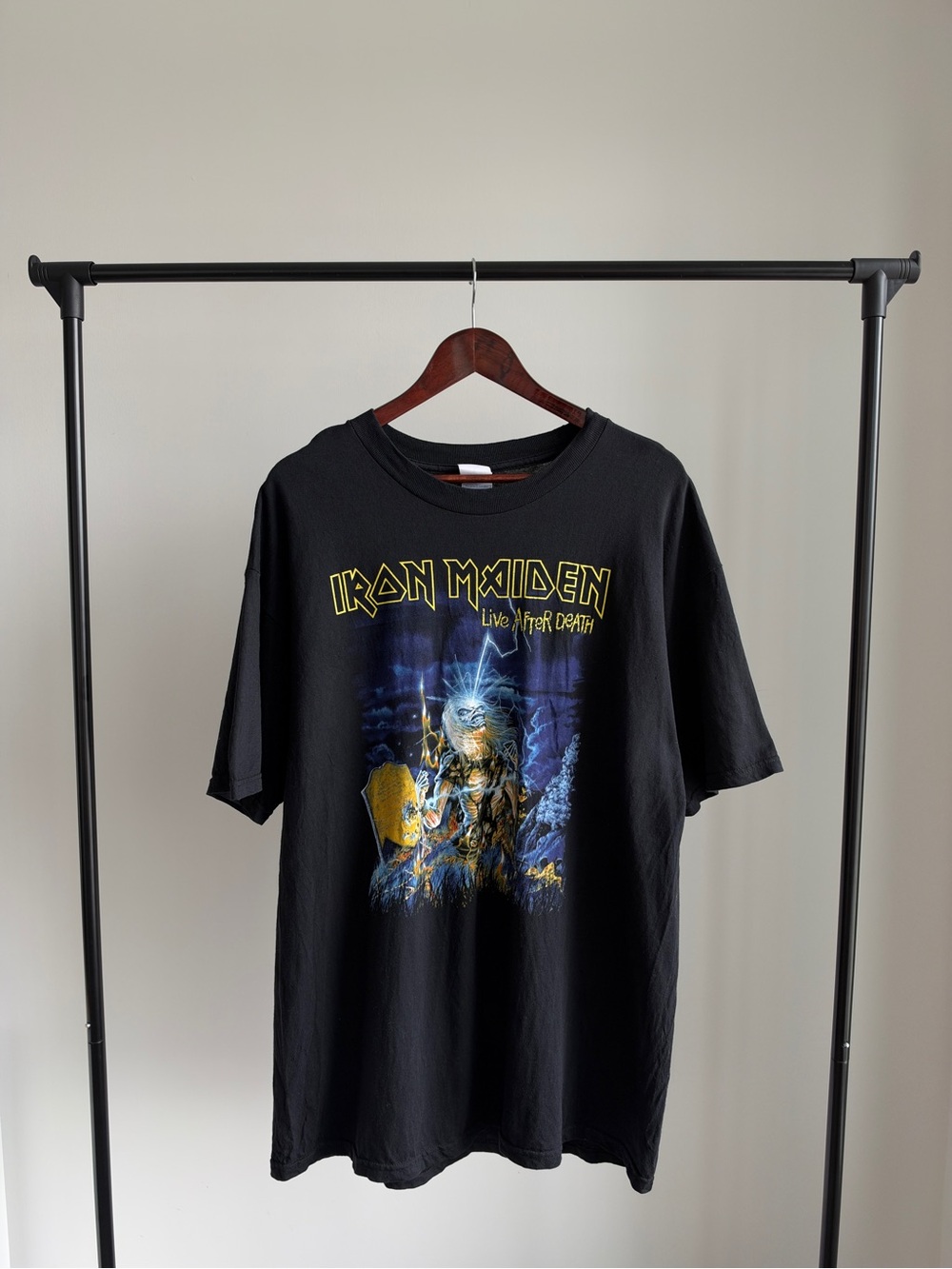 Iron Maiden Shirt Live After Death Somewhere Back in Time World Tour 08